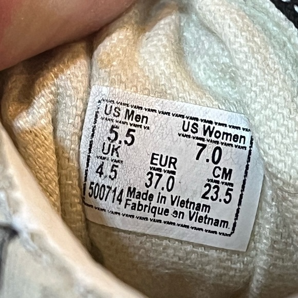 Vans Old Skool Checkerboard Size 7 GUC - Picture 7 of 7